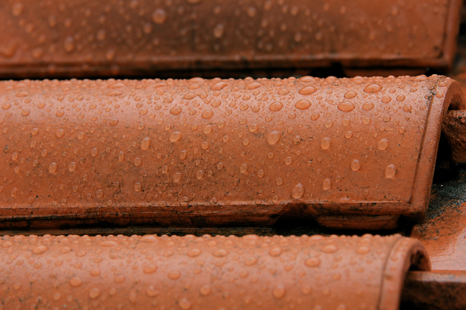 Protection hydrofuge sur tuiles